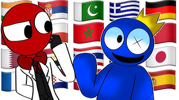 Rainbow Friends in different languages meme Part 2