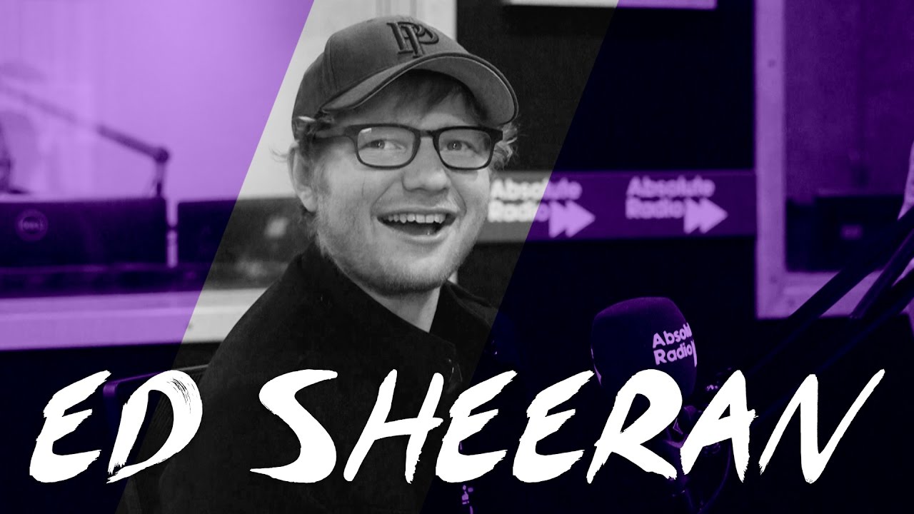 Andy Bush draws Ed Sheeran his own cartoon