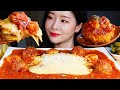 치즈폭탄라자냐! 미트볼 통통한 새우 넣어서 먹방/EXTREMELY CHEESY LASAGNA! WITH MEATBALL AND SHRIMP MUKBANG Eating Show