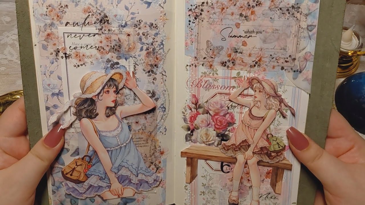 화창한 봄 같은 감티지 다꾸 #journaling #scrapbooking