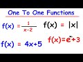 How to determine that  Function is One To One