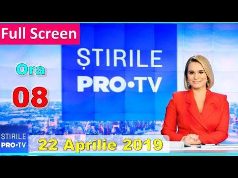 Stirile Protv 22 Aprilie 2019 Ora 8 Protv News 22 April 2019