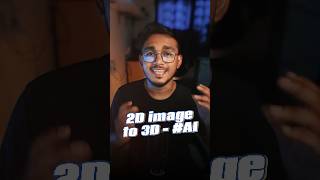 2D image to 3D with AI #youtubeshorts #tech #ai #aivideo #aivideogenerator