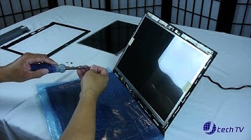 Dell Latitude E6400 LCD Replacement  How To Tutorial   YouTub