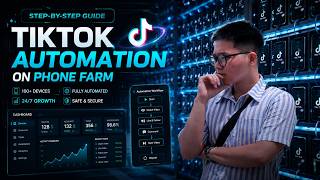 TikTok Automation on Phone Farm: Run 100+ Accounts Automatically