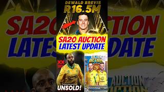 Sa20 Auction Shocking Big Buys
