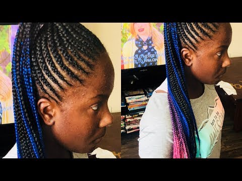 how-to:-small-feed-in-cornrows-for-kids|-protective-style