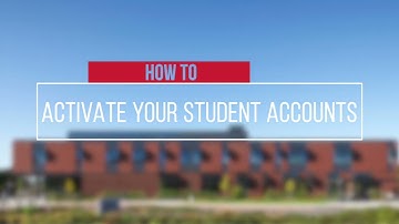 How to Activate Student Accounts