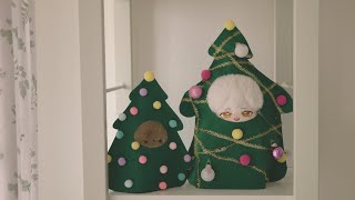 Making Easy Christmas Tree Clothes for Dolls by 핸드메이드생활 프롬리얼 4,450 views 1 year ago 2 minutes, 40 seconds