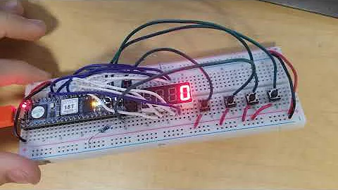 [Cmod A7 FPGA] 4-Digit 7-Segment Display Hexadecimal Counter Demonstration