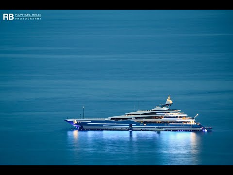 MADAME GU Yacht • Andrey Skoch $150M SuperYacht • Feadship • 2013 • Docking in Antibes