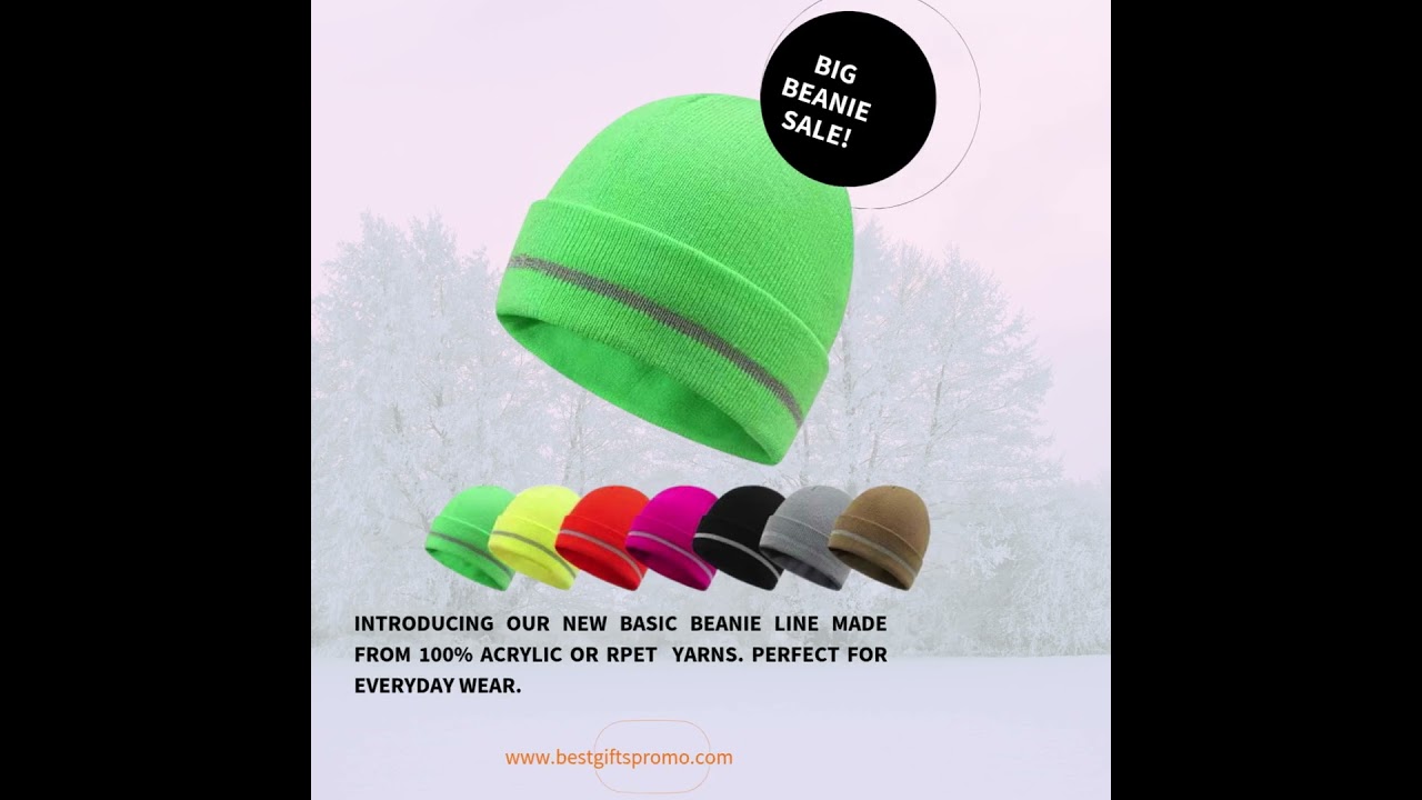 These awesome beanies are made from recycled plastic bottles! ♻️