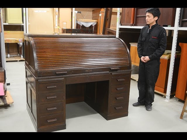 希少 ヴィンテージ ロールトップデスク 家具 デスク インテリア コレクション 希少 ヴィンテージ ロールトップデスク 家具 デスク インテリア