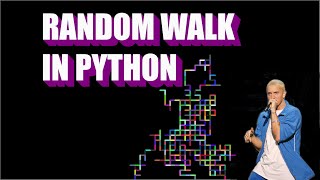 Random Walk in Python (by AI Eminem)
