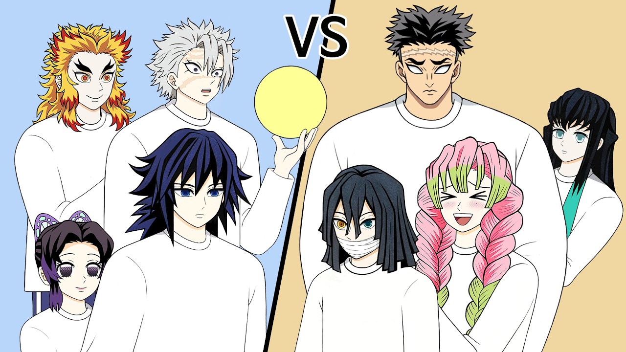 ~귀멸 레크리에이션~ - 짝피구 편 -