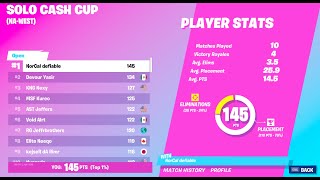 How I Got 1st Place In The First Solo Cash Cup Of 2021 ($400)