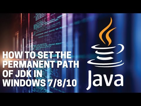 How to set Path of JDK ( JAVA ) in Windows 7/8/10