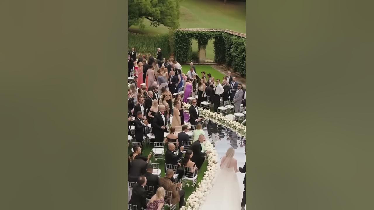You’ve Never Seen A Wedding Aisle Like This… #weddingshorts #wedding