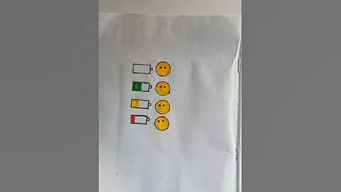 How to make batteries charging #battery #Emoji🥰🙂😌☹️#Art craft emoji #short Art
