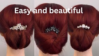 3 easy and elegant hairstyles, for any events, must try!🌸 screenshot 5