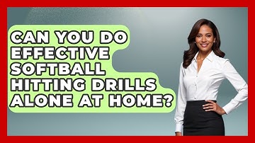 Can You Do Effective Softball Hitting Drills Alone At Home? - Softball Basics and Beyond