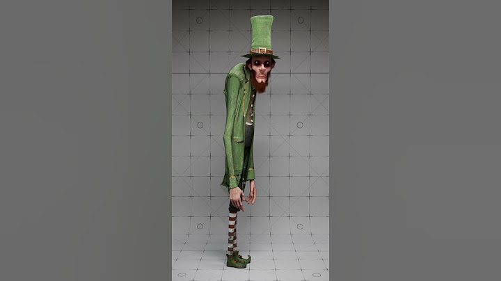 TERRIFYING Leprechaun 3D Animation #scary #animation #shorts
