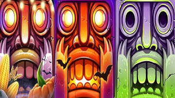 Temple Run 2 Reverse Gameplay - HAUNTED HARVEST VS SPOOKY SUMMIT
