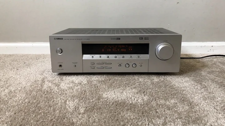How to Factory Reset Yamaha HTR-5830 5.1 Home Theater Surround Receiver