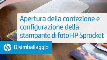 Come collegare HP Sprocket?