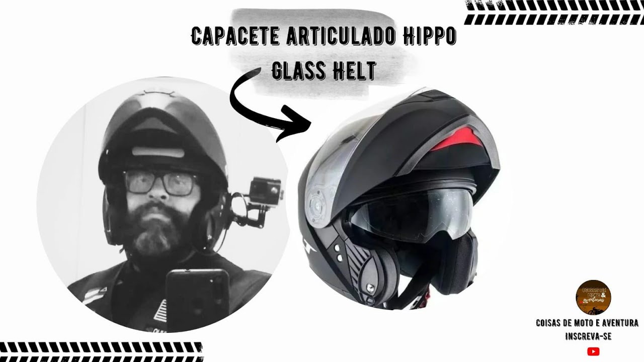 CAPACETE HELT HIPPO GLASS É BOM?