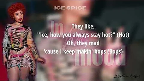 Ice Spice - In ha mood (Lyrics Video)