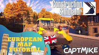 Construction Simulator 2022 - New European Map Tutorial