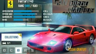 asphalt ferrari f40 san diego cup harbor