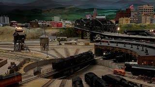 Columbia River Gorge HO scale model railroad layout (photos)