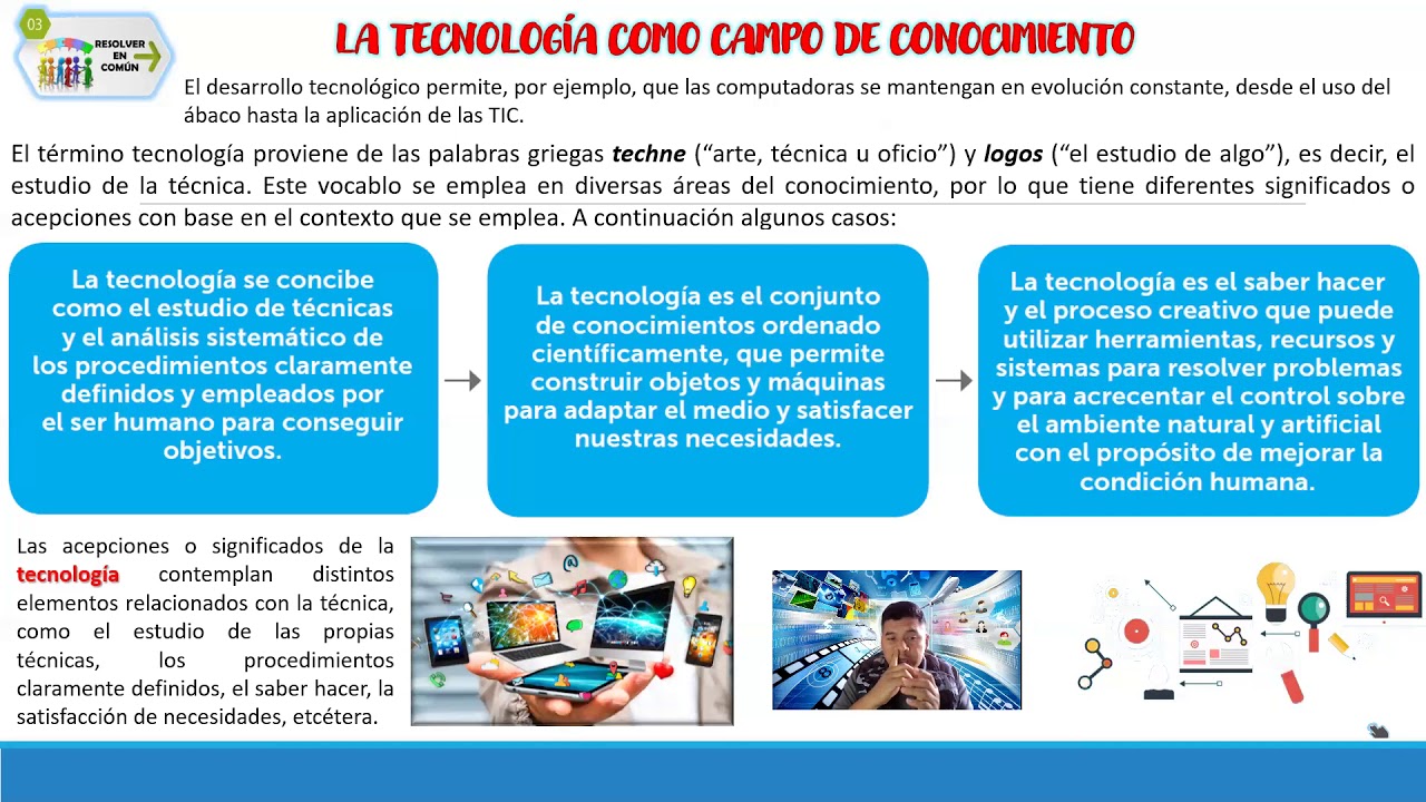 La tecnología como campo de conocimiento - YouTube