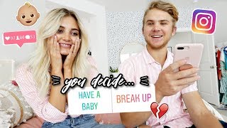 Instagram Controls Our Relationship For a Day! | Aspyn Ovard @aspynovard_
