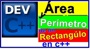 Programa Que Calcula el área y el perímetro de un Rectángulo en Dev C++