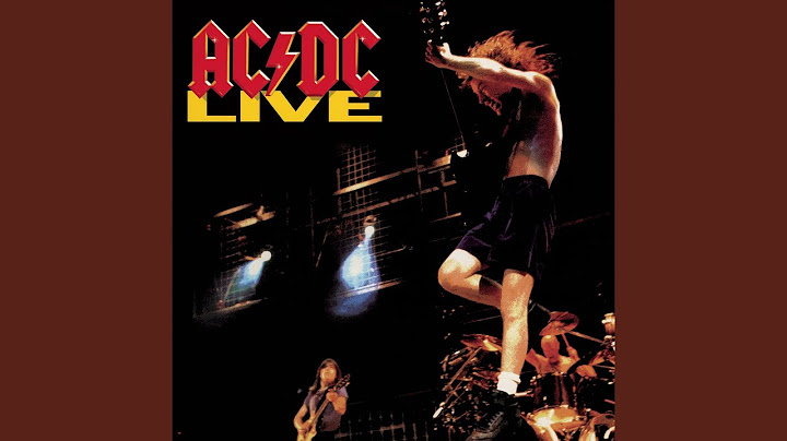 Who Made Who Live version - Live performance video thumbnail