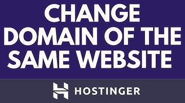 How To Change The Domain Name Of The Same Website In Hostinger | Hostinger Domain Tutorial