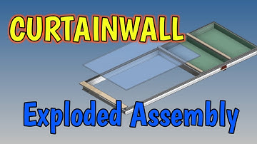 Curtainwall Unit Exploded Assembly | Facadeskills