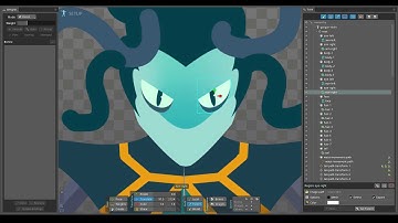 Timelapse rigging and animating a camera-facing 2D character in Spine by Esoteric Software