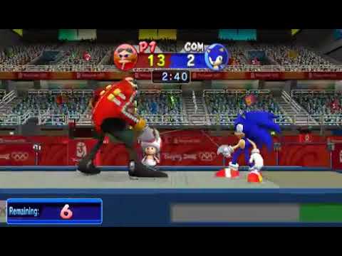 Mario Sonic At The Olympic Games Mission Mode Dr Eggman Win Without Being Parried