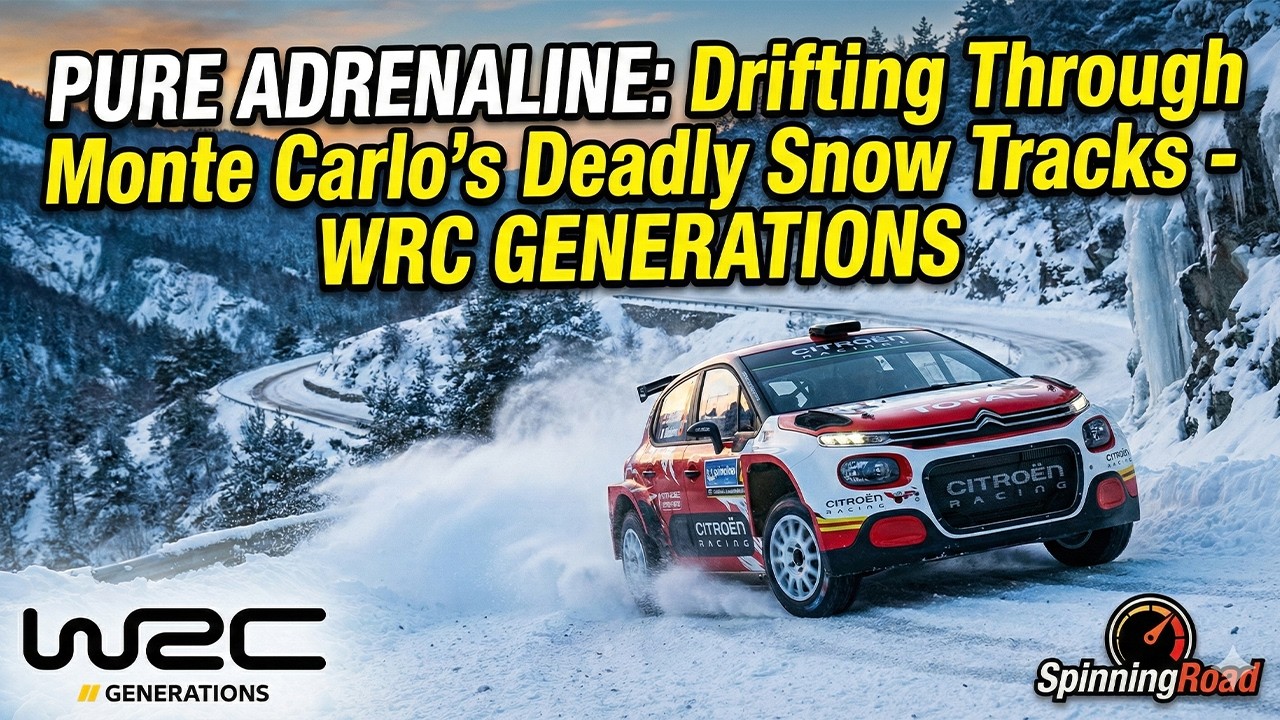 PURE ADRENALINE: Drifting Through Monte Carlo’s Deadly Snow Tracks | WRC Gameplay