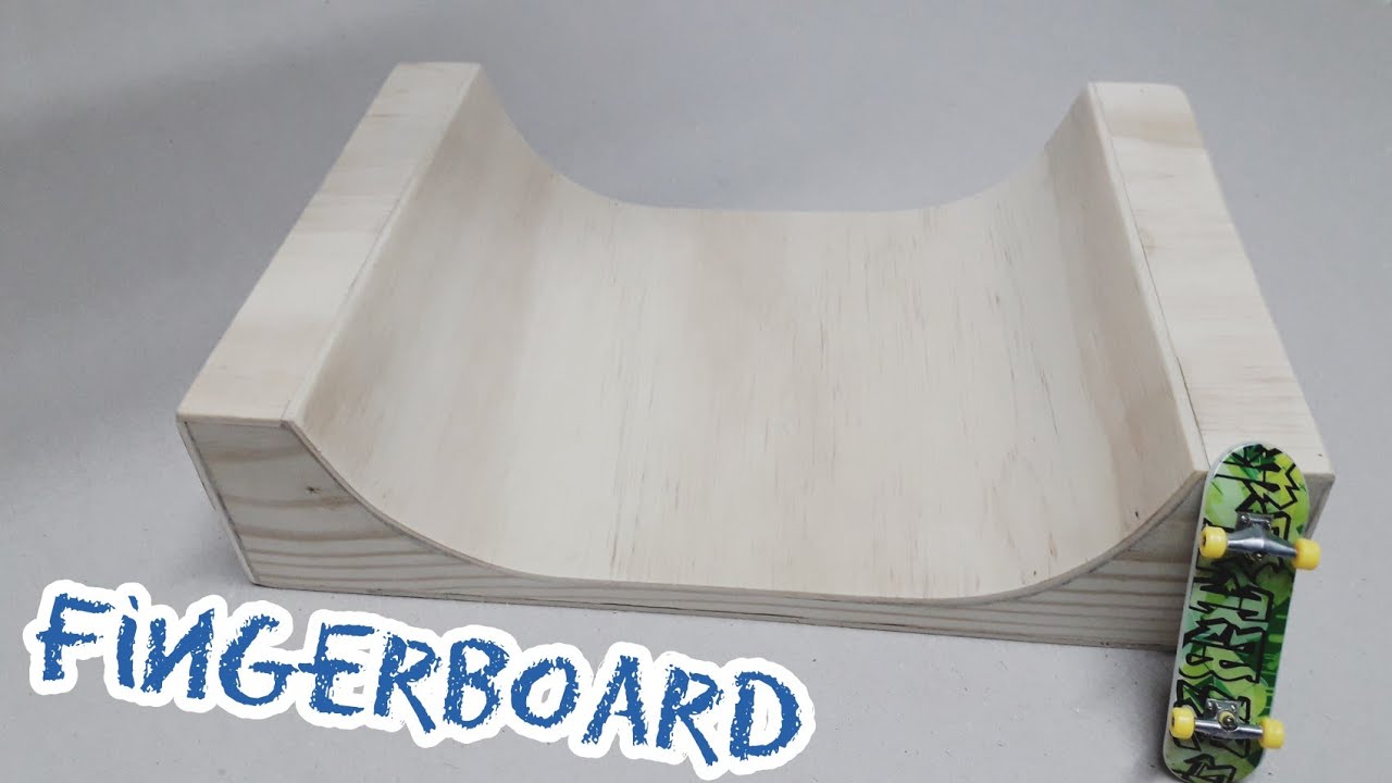Tutorial como hacer rampa de skate o patineta . fingerboard 