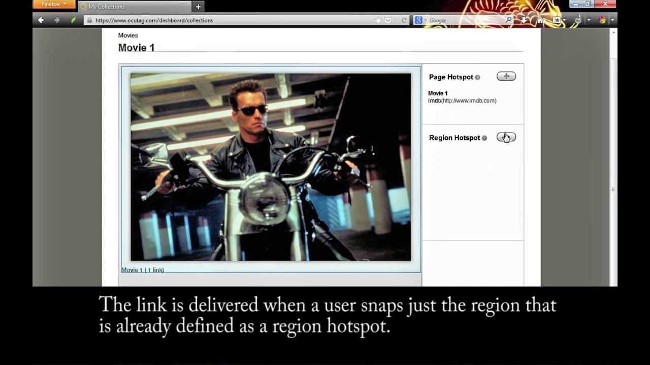 Authoring and adding hotspots