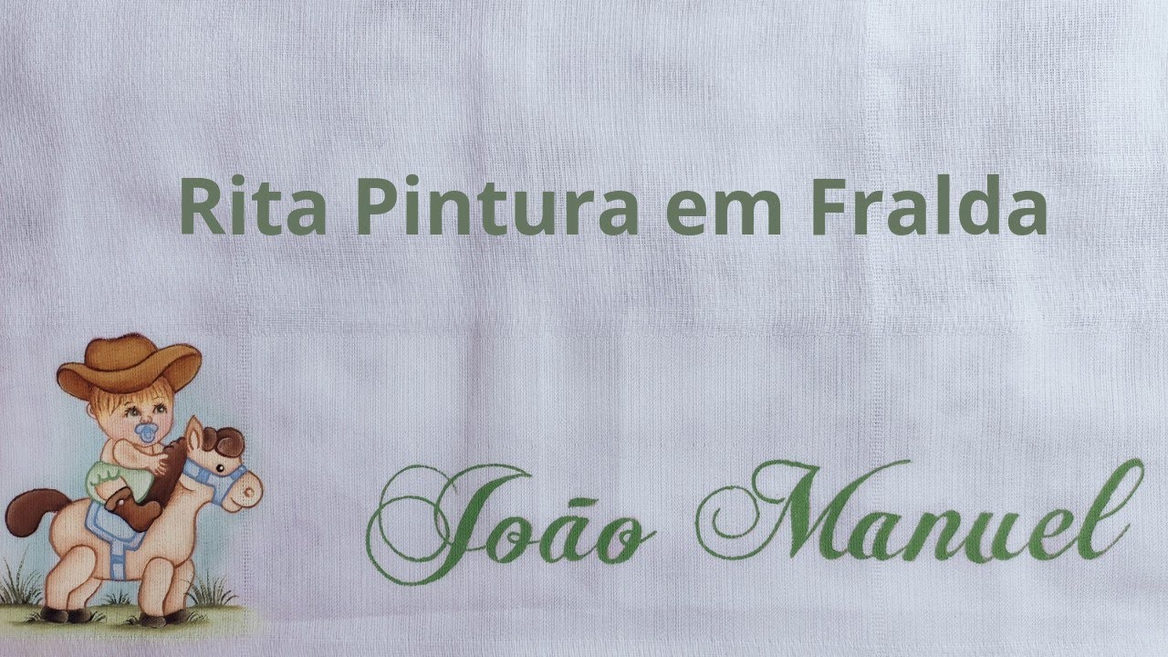 Pintura em fralda
