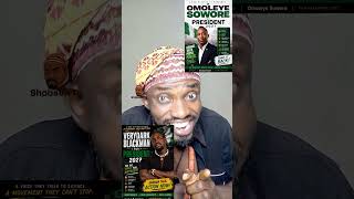 Now let's vote your favorite who do you think will win #verydarkman #sowore #vote #shobabatv