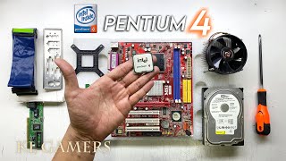 intel Pentium 4 631 3.0GHz MSI PM8PM-V DDR2 667Mhz Windows XP PC Build