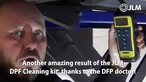 DPF Problem Cleaning Nissan Qashqai Before and After DPF Doctor Cleaner JLM Lubricants