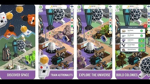 Space Colony: Idle - Gameplay IOS & Android
